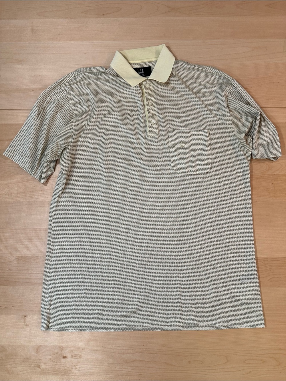 🌟made in Italy🌟 vintage dunhill cotton polo Large